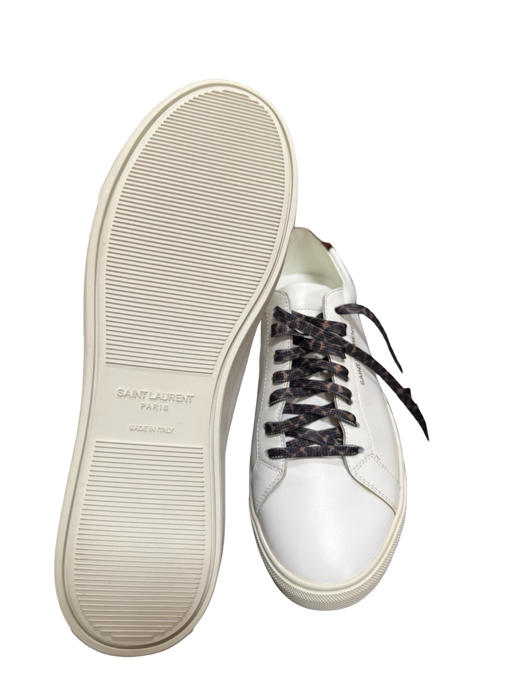 Saint Laurent Leopard Pony Sneakers - Picture 5 of 8